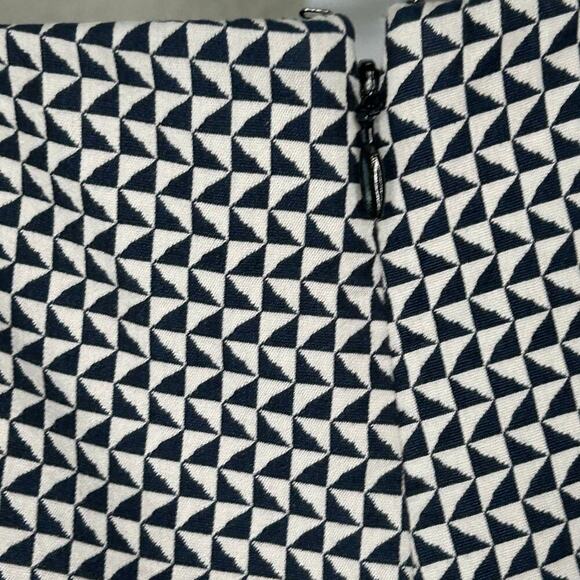 Theory women's Navalane Arlington cropped ink and ivory mid rise pants size 10 - Picture 3 of 7